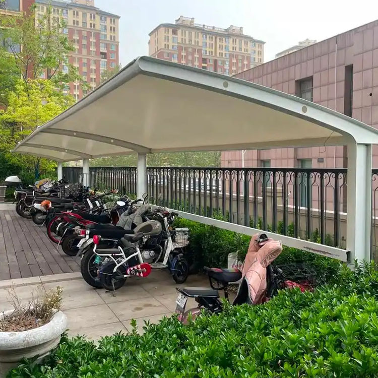 凌源市膜结构电动车棚